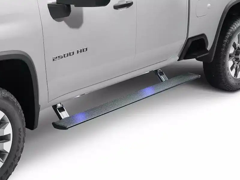 AMP RESEARCH POWERSTEPS 2015-2019 CHEVROLET SILVERADO GMC SIERRA 2500 3500 GAS e AMP RESEARCH POWERSTEPS 2015-2019 CHEVROLET SILVERADO GMC SIERRA 2500 3500 GAS e