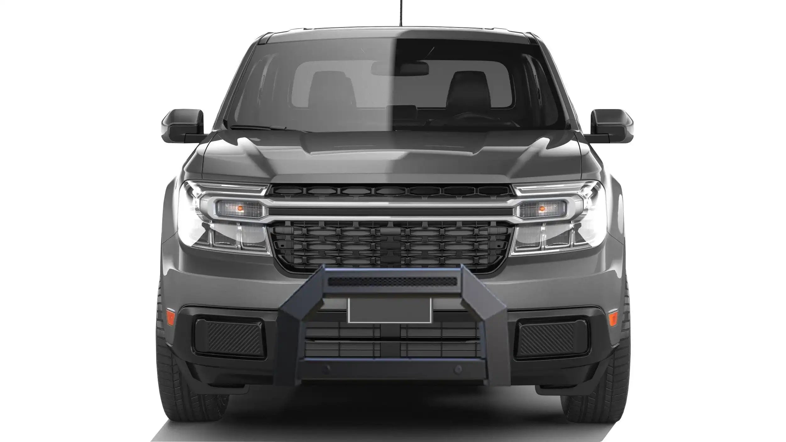 Black Horse Off Road ABFO11NL Matte Steel No skid plate