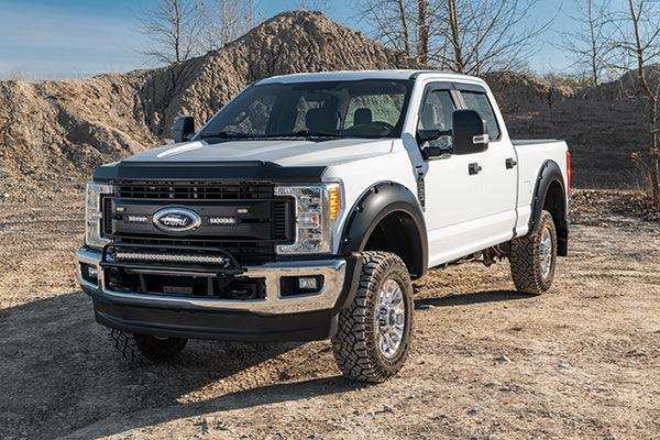 AVS Aeroskin II Hood Protector For 2017-2022 Ford F-250/F-350/F-450 - Textured Black Low Profile Deflector