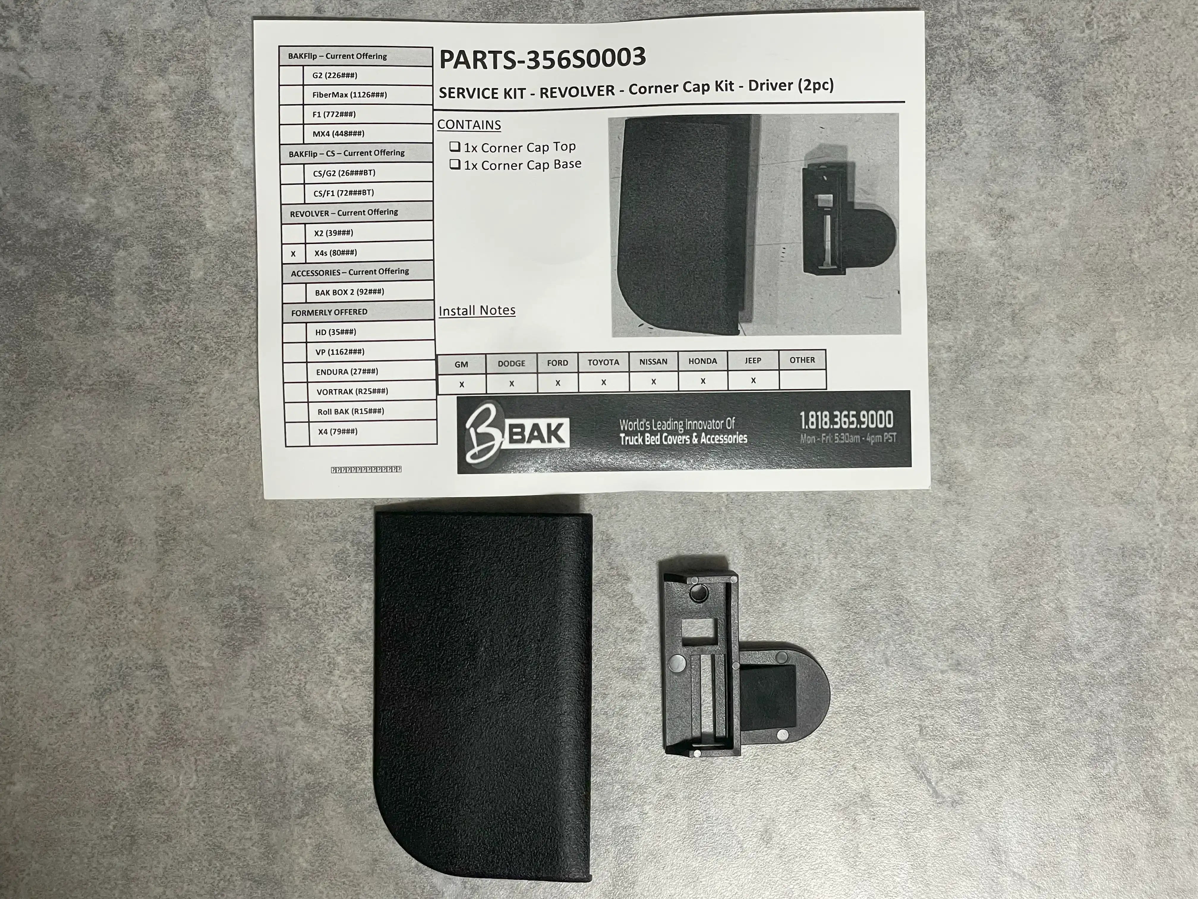 is there a part # for passenger side 356S003 is for driver side