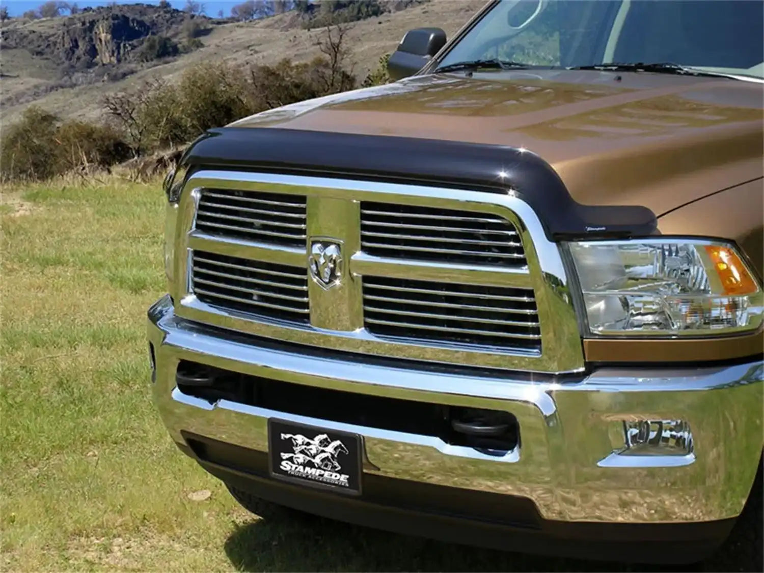 Stampede 3041-2 - Vigilante Premium Hood Protector Smoke For 19-24 Ram 2500/3500 Questions & Answers