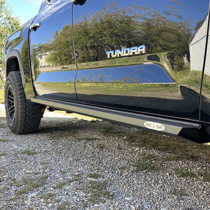 ROCK SLIDE BD-SL-100-TUN TUNDRA ROCK SLIDERS FOR 22-24 TOYOTA TUNDRA Questions & Answers