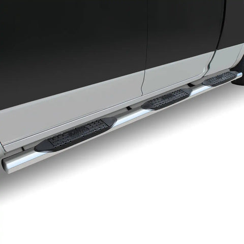 Raptor Series 0403-0074 - 4 In Wheel To Oval Steps Polished Stainless Steel 99-16 Ford F-250 Super Duty Crew Cab 6.9ft Bed 00-16 F-350 8ft Dually