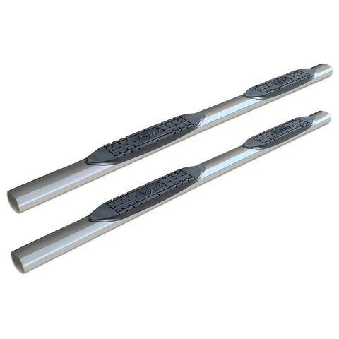 Raptor Series 0703-0370 - 4 In Oval Steps Polished Stainless Steel 09-14 Ford F-150 10-14 Crew Cab