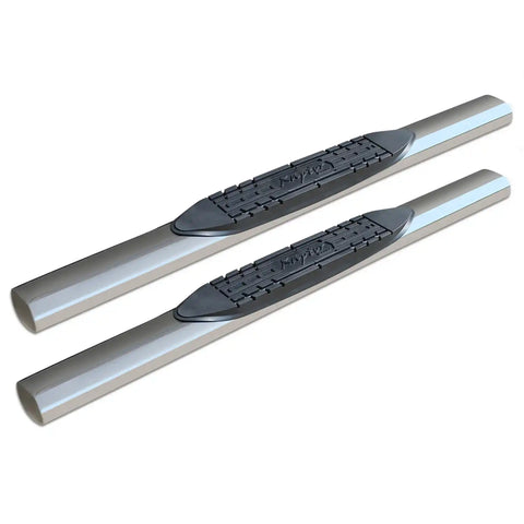 Raptor Series 0704-0304 - 4 In Oval Steps Polished Stainless Steel 07-17 Toyota Tundra Regular Cab