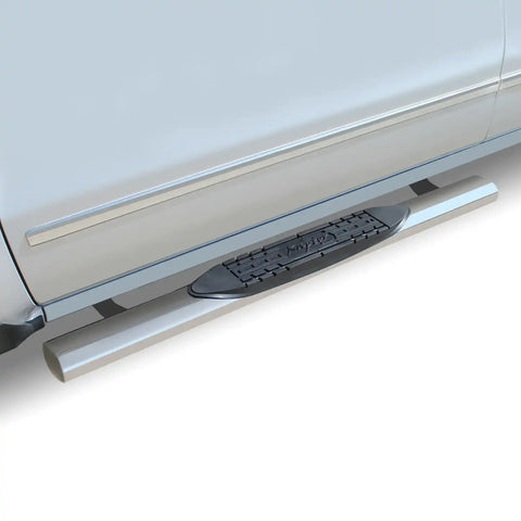 Raptor Series 0701-0312 - 4 In Oval Steps Polished Stainless Steel 04-12 Chevy Colorado/GMC Canyon Regular Cab