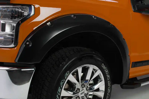 EGR 793555 - 19-22 Ford Ranger Traditional Bolt-On Look Fender Flares With Black-Out Bolt Kit Set Of 4