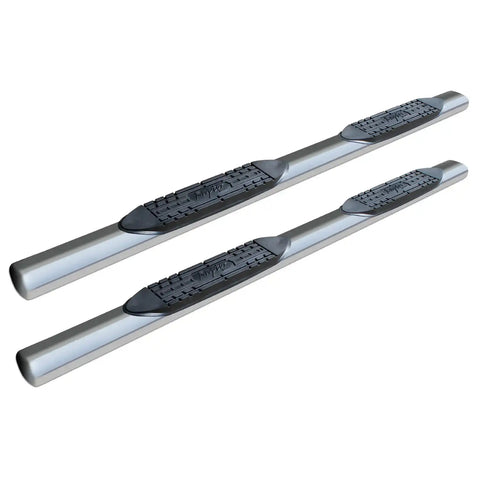 Raptor Series 0803-0179 - 5 In Oval Steps Polished Stainless Steel 99-16 Ford F-250/F-350 Super Duty SuperCab