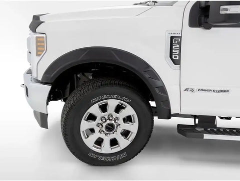 Bushwacker 50061-02 DRT STYLE FENDER FLARE - 2Pc Front