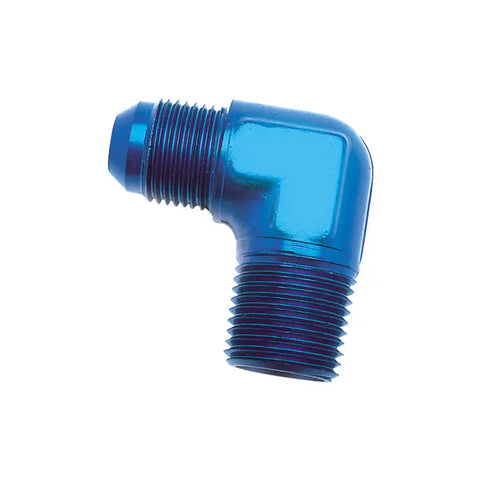 -8AN X 3/8NPTF 90  BLK ELBOW