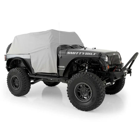 Smittybilt 1068 - Cab Cover W/Door Flap Water Resistant Gray