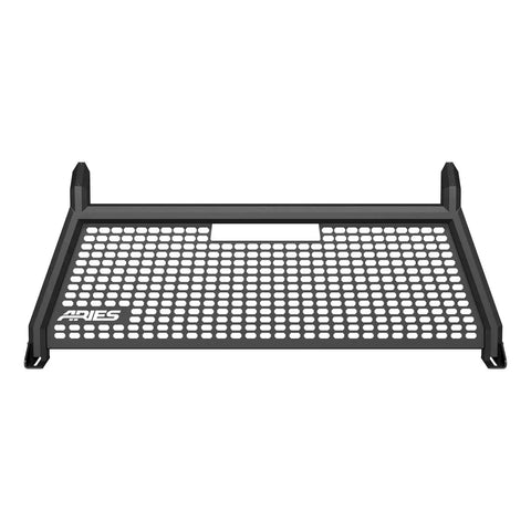 ARIES 1110105 - AdvantEDGE Black Aluminum Headache Rack, Select Silverado, Sierra 2500, 3500 HD