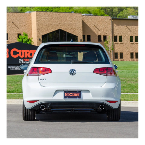CURT 11412 - Class 1 Trailer Hitch 1-1/4in. Receiver Select Volkswagen Golf GTI