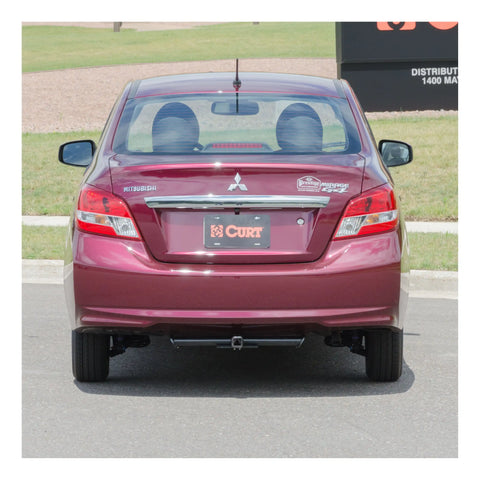 CURT 11449 - Class 1 Trailer Hitch 1-1/4in. Receiver Select Mitsubishi Mirage G4