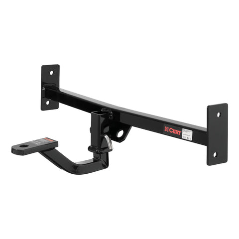 CURT 11746 Class 1 Vertical Receiver Trailer Hitch with 1-1/4 Adapter 3/4 Hole