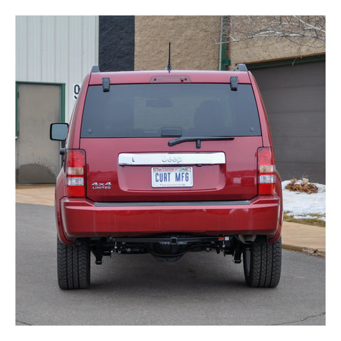 CURT 12245 Class 2 Trailer Hitch, 1-1/4-Inch Receiver, Fits Select Jeep Liberty