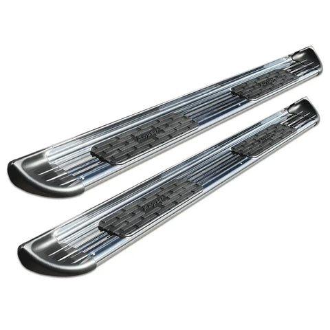 Raptor Series 1303-0096 - 7 In SSR Running Boards Polished Stainless Steel 09-14 Ford F-150 Crew Cab 10-14