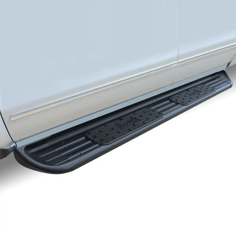 Raptor Series 1301-0038BT - 7 In SSR Running Boards Black Textured Stainless Steel 07-13 Chevy Silverado 1500/2500 HD/3500 HD 07-18 GMC Sierra 1500 07-19 2500/3500 Crew Cab