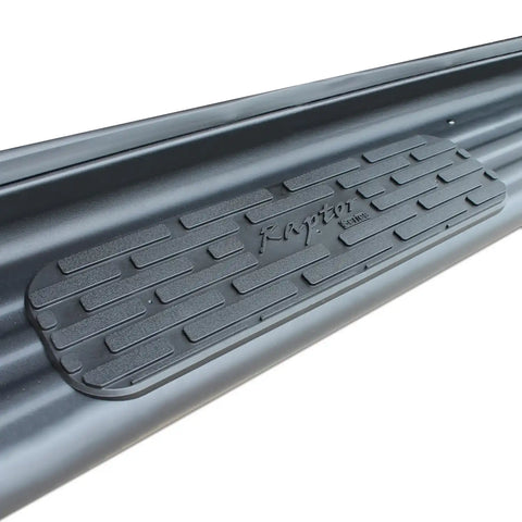 Raptor Series 1301-0039BT - 7 In SSR Running Boards Black Textured Stainless Steel 14-18 Chevy Silverado 1500 14-19 2500/3500 HD Crew Cab