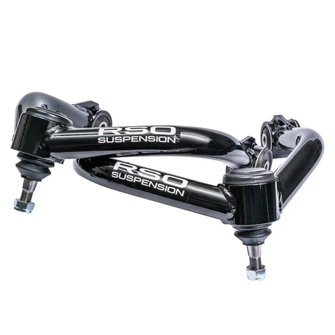 Raptor Series 140115-430700 RSO Suspension - Front Upper Control Arms Tubular Steel 2-4in Lift Black Powder Coated 04-23 Nissan Titan 05-23 Armada 04-13 Infiniti QX56 14-23 QX80