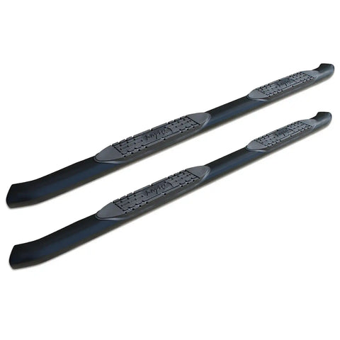 Raptor Series 1503-0044B - 4 In OE Style Curved Oval Steps Black E-Coated Alloy Steel 04-14 Ford F-150 10-14 SuperCab