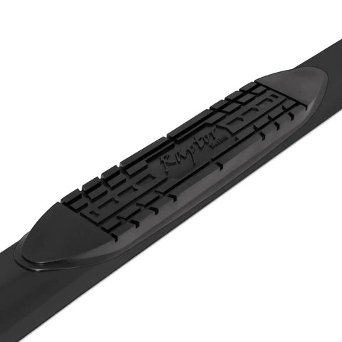 Raptor Series 1503-0055B - 4 In OE Style Curved Oval Steps Black E-Coated Alloy Steel 04-08 Ford F-150 Crew Cab 06-08 Lincoln Mark LT