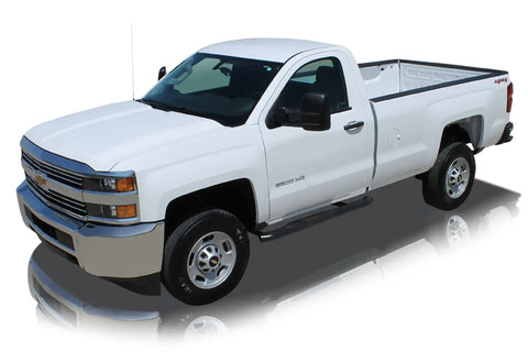 Raptor Series 1502-0380B - 4 In OE Style Curved Oval Steps Black E-Coated Alloy Steel 02-08 Dodge Ram 1500 03-09 2500/3500 Regular Cab
