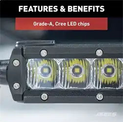 ARIES 1501264 - 30 Single-Row LED Light Bar (14,800 Lumens)