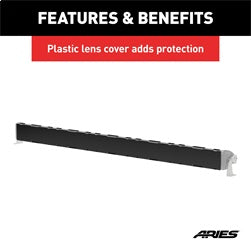 ARIES 1501279 - 50-Inch LED Light Bar Covers, 5 Pieces