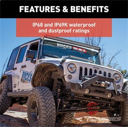 ARIES 1501301 - Jeep JK Roof Light and Brackets