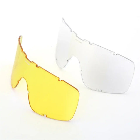 Smittybilt 1504 - Protective Goggles With Bag Clear / Smoke Amber Lens
