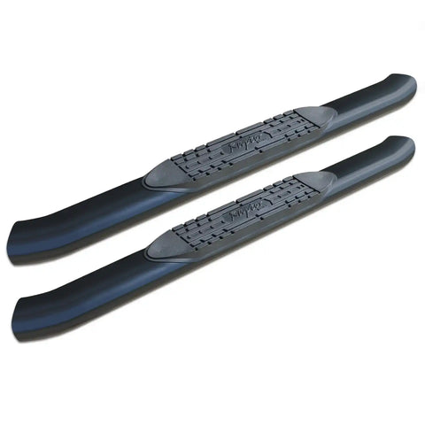 Raptor Series 1603-0371B - 5 In OE Style Curved Oval Steps Black E-Coated Alloy Steel 15-23 Ford F-150 17-23 F-250/F-350 Super Duty Regular Cab