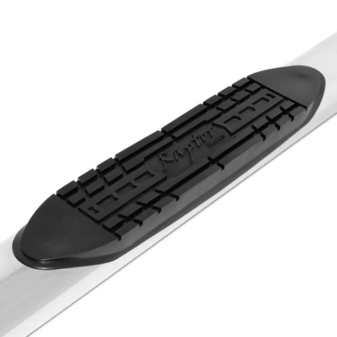 Raptor Series 1601-0422 - 5 In OE Style Curved Oval Steps Polished Stainless Steel 19-24 Chevy Silverado/GMC Sierra 1500 20-24 Silverado/Sierra 2500/3500 HD Double Cab