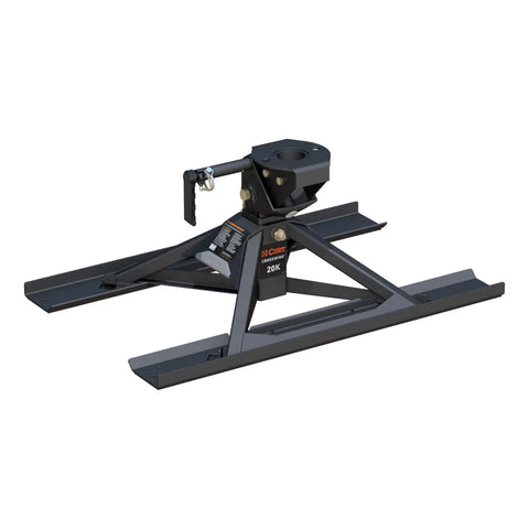 CURT 16051 CrossWing 20K 5th Wheel Hitch with Bed Protectors for 2-5/16 Gooseneck