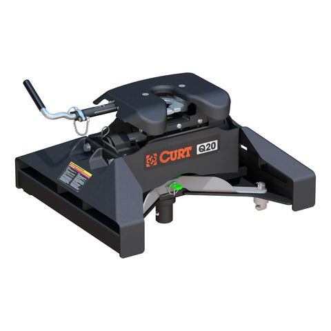 CURT 16075 Q20 5th Wheel Hitch, Select Nissan Titan XD, 8' Bed Puck System