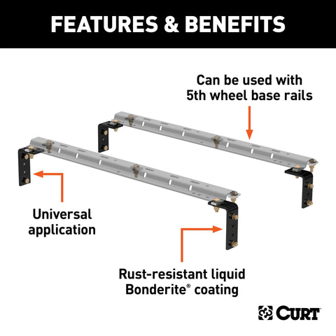 CURT 16101 Universal 5th Wheel Mounting Brackets