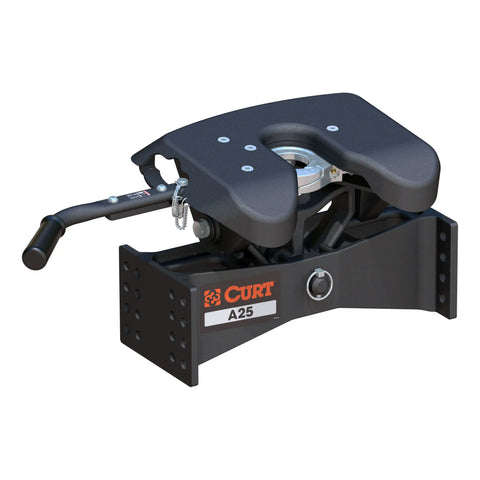CURT 16580 A25 5th Wheel Hitch Head Only, Legs or Roller Required, 25,000 lbs