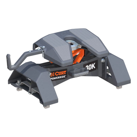 CURT 16592 PowerRide 30K 5th Wheel Hitch, Select Silverado, Sierra HD, 8' Bed, Puck