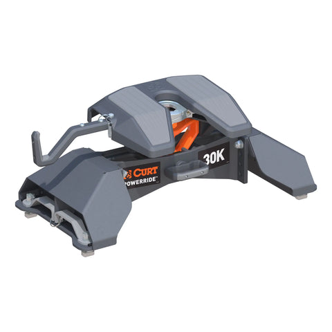 CURT 16594 PowerRide 30K 5th Wheel Hitch, Select Ford F-250, F-350, F-450, 8' Bed
