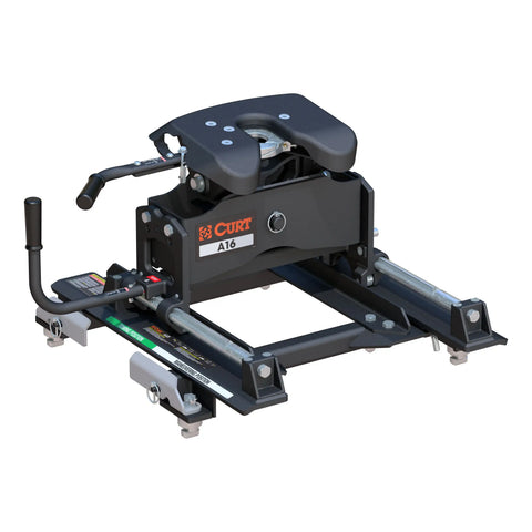 CURT 16668 A16 Sliding 5th Wheel Hitch, 16K, Select Silverado, Sierra, 6.5' Bed Puck System