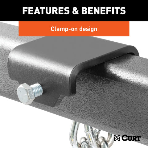 CURT 17003 Weight Distribution Hitch Clamp-On Hookup Brackets