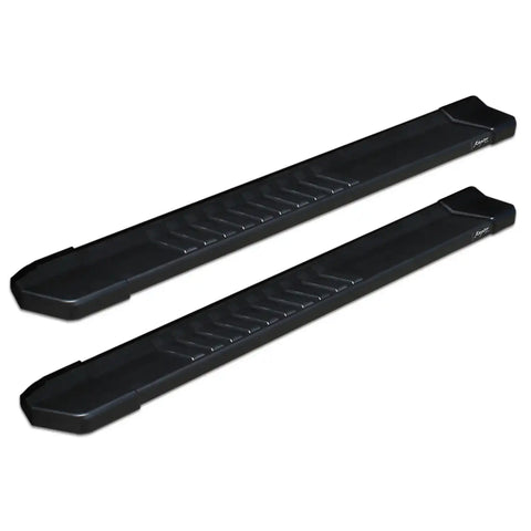 Raptor Series 1701-0017BT - 6 In OEM Style Slide Track Running Boards Black Textured Aluminum 19-24 Chevy Silverado/GMC Sierra 1500 20-24 Silverado/Sierra 2500/3500 HD Regular Cab