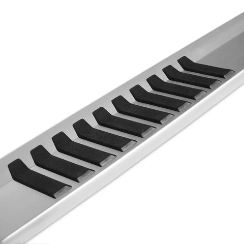 Raptor Series 1701-0174 - 6 In OEM Style Slide Track Running Boards Brushed Aluminum 07-18 Chevy Silverado/GMC Sierra 1500 19 Silverado/Sierra LD/Limited 07-19 2500/3500 HD Extended/Double Cab