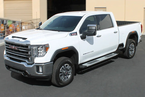 Raptor Series 1702-0501 - 6 In OEM Style Slide Track Running Boards Brushed Aluminum 19-24 Dodge Ram 1500 New Body Quad/Extended Cab