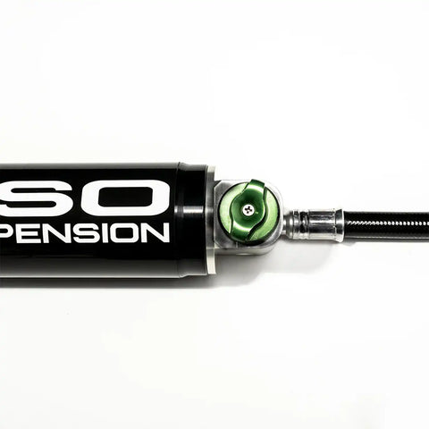 Raptor Series 170107-411200 RSO Suspension - Front 2.5 Coilover Adjustable Remote Reservoir Dual Rate Shocks 2-4in Lift 07-18 Jeep Wrangler JK/JKU