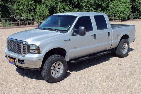 Raptor Series 1704-0133BT - 6 In OEM Style Slide Track Running Boards Black Textured Aluminum 22-24 Toyota Tundra Double Cab