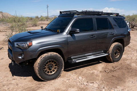 Raptor Series 1702-0062 - 6 In OEM Style Slide Track Running Boards Brushed Aluminum 09-18 Dodge Ram 1500 19-23 Classic 10-24 2500/3500 Crew Cab