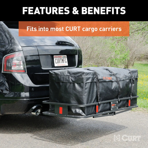 CURT 18211 56 x 22 21 Weather-Resistant Vinyl Cargo Bag
