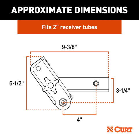 CURT 18402 ActiveLink 2 Receiver Shank