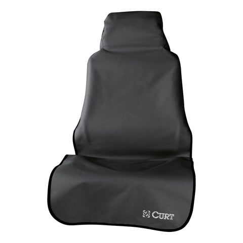 CURT 18501 Seat Defender 58 x 23 Removable Waterproof Black Bucket Cover